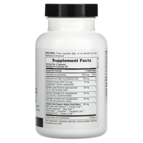 Thành phần vi chất của NaturesPlus Keto Living Sugar Control 90 Capsules 097467820043