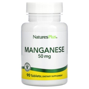 Thực phẩm chức năng NaturesPlus Manganese 50 mg 90 Tablets 097467034501