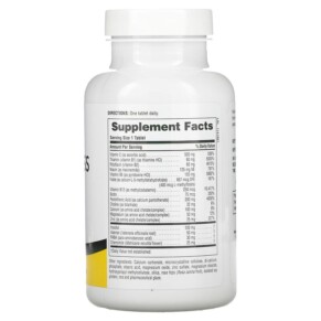 Thành phần vi chất của NaturesPlus Mega-Stress Sustained Release 90 Tablets 097467012615