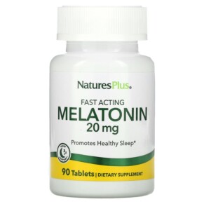 Thực phẩm chức năng NaturesPlus Melatonin 20 mg 90 Tablets 097467476288