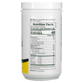 Thành phần vi chất của NaturesPlus Natural Soy Lecithin Granules 12 oz (340 g) 097467042100