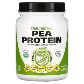 Thực phẩm chức năng NaturesPlus Organic Pea Protein Powder 1.1 lbs (500 g) 097467459519