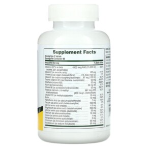 Thành phần vi chất của NaturesPlus Power Teen 180 Tablets 097467299924