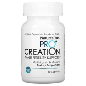 Thực phẩm chức năng NaturesPlus ProCreation Male Fertility Support 60 Capsules 097467487260
