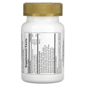 Thành phần vi chất của NaturesPlus Source of Life Garden Vit D3 & K2 60 Vegan Capsules 097467307407