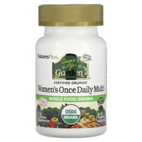 Thực phẩm chức năng NaturesPlus Source of Life Garden Women's Once Daily Multi 30 Vegan Tablets 097467307476