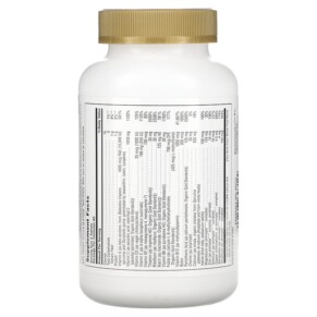 Thành phần vi chất của NaturesPlus Source Of Life Gold Tablets Ultimate Multi-Vitamin Supplement 180 Tablets 097467307124