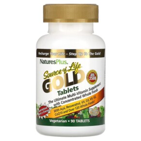 Thực phẩm chức năng NaturesPlus Source of Life Gold The Ultimate Multi-Vitamin Supplement 90 Tablets 097467307117