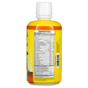 Thành phần vi chất của NaturesPlus Source of Life Liquid Multi-Vitamin & Mineral Supplement with Whole Food Concentrates Tropical Fruit 30 fl oz (887.10 ml) 097467306011