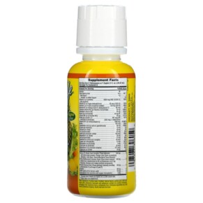 Thành phần vi chất của NaturesPlus Source Of Life Multi-Vitamin & Mineral Supplement Liquid Tropical Fruit 8 fl oz (236.56 ml) 097467306059