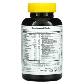 Thành phần vi chất của NaturesPlus Source of Life Women Multi-Vitamin and Mineral Supplement with Whole Food Concentrates 120 Tablets 097467309500