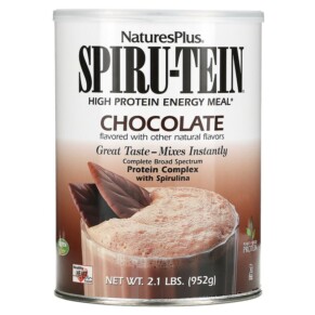 Thực phẩm chức năng NaturesPlus Spiru-Tein High Protein Energy Meal Chocolate 2.1 lbs. (952 g) 097467045712