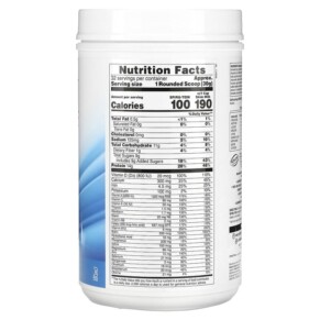 Thành phần vi chất của NaturesPlus Spiru-Tein High Protein Energy Meal Vanilla 2.12 lbs (960 g) 097467045811