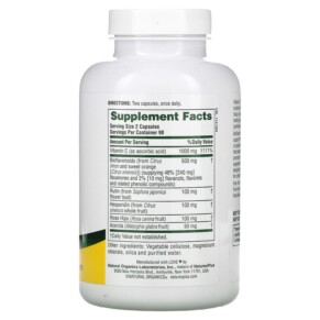 Thành phần vi chất của NaturesPlus Super C Complex 180 Capsules 097467024847