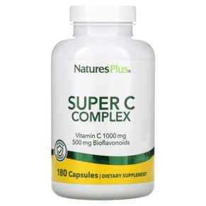 Thực phẩm chức năng NaturesPlus Super C Complex 180 Capsules 097467024847