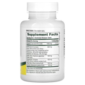 Thành phần vi chất của NaturesPlus Sustained Release Super C Complex 60 Tablets 097467024793