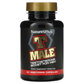 Thực phẩm chức năng NaturesPlus T Male Testosterone Boost For Men 60 Vegetarian Capsules 097467048713