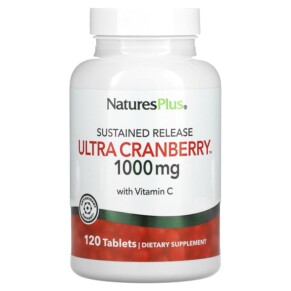Thực phẩm chức năng NaturesPlus Ultra Cranberry Sustained Release 1.000 mg 120 Tablets 097467039520
