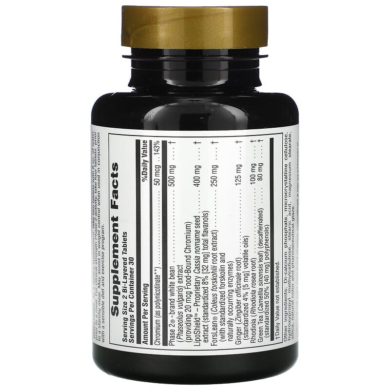 NaturesPlus Ultra Fat Busters 60 Bi-Layered Tablets 2 Thành phần vi chất của NaturesPlus Ultra Fat Busters 60 Bi-Layered Tablets 097467043381