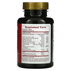 Thành phần vi chất của NaturesPlus Ultra Hair For Men & Women 60 Tablets 097467048416