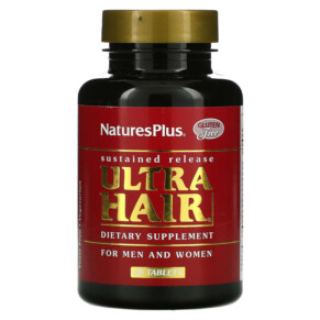 Thực phẩm chức năng NaturesPlus Ultra Hair For Men & Women 60 Tablets 097467048416
