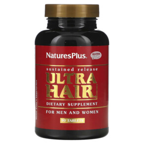 Thực phẩm chức năng NaturesPlus Ultra Hair For Men & Women 90 Tablets 097467048423