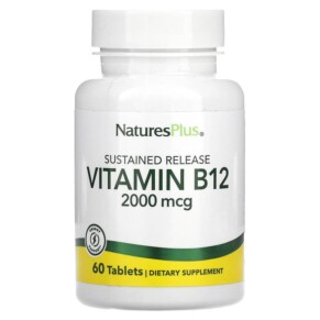 Thực phẩm chức năng NaturesPlus Vitamin B12 2.000 mcg 60 Tablets 097467017306
