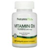 Thực phẩm chức năng NaturesPlus Vitamin D3 10.000 IU (250 mcg) 60 Softgels 097467010482