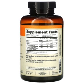 Thành phần vi chất của NatureWise CLA 1250 1.000 mg 90 Softgels 858081006066