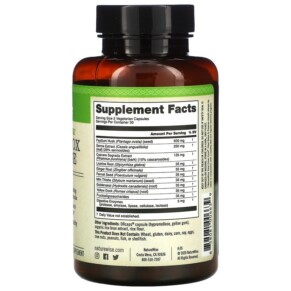 Thành phần vi chất của NatureWise Fiber Detox & Cleanse 60 Vegetarian Capsules 858081006639