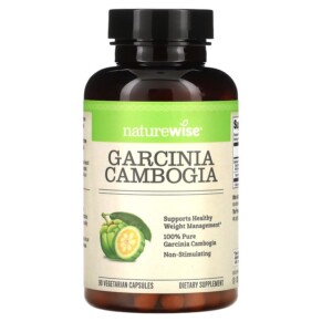 Thực phẩm chức năng NatureWise Garcinia Cambogia 90 Vegetarian Capsules 858081006073