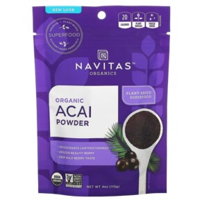 Thực phẩm chức năng Navitas Organics Organic Acai Powder 4 oz (113 g) 858847000291