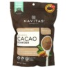 Thực phẩm chức năng Navitas Organics Organic Cacao Powder 16 oz (454 g) 858847000840