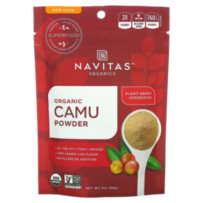 Thực phẩm chức năng Navitas Organics Organic Camu Powder 3 oz (85 g) 858847000208