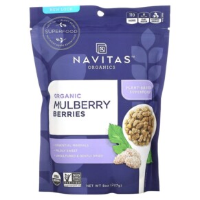 Thực phẩm chức năng Navitas Organics Organic Mulberry Berries 8 oz (227 g) 858847000888