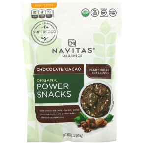 Thực phẩm chức năng Navitas Organics Organic Power Snacks Chocolate Cacao 16 oz (454 g) 811961022013