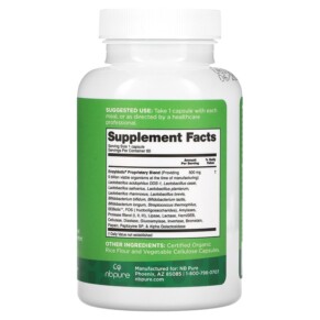 Thành phần vi chất của NB Pure Enzybiotic 60 Capsules 013886030306