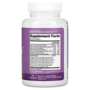 Thành phần vi chất của NB Pure Immune 90 Capsules 013886030375