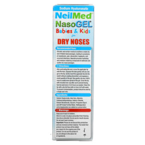 Thành phần vi chất của NeilMed Babies & Kids NasoGel for Dry Noses 1 oz (28.4 g) 705928000988