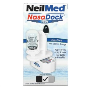 Thực phẩm chức năng NeilMed NasaDock Plus Drying Stand with Sachets Storage White 1 NasaDock Plus Stand 705928919013