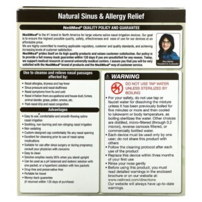 Thành phần vi chất của NeilMed Sinus Rinse Xylitol Sinus Rinse Kit 2 Piece Kit 705928001077