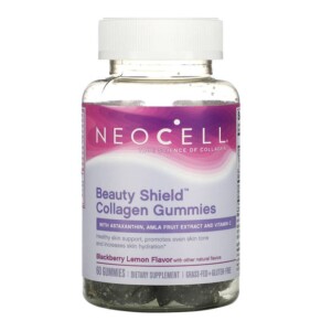 Thực phẩm chức năng NeoCell Beauty Shield Collagen Gummies Blackberry Lemon 60 Gummies 016185130784