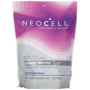 Thực phẩm chức năng NeoCell Collagen Beauty Soft Chews Fruit Punch 1 g 60 Soft Chews 016185129399