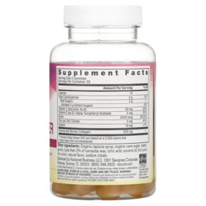 Thành phần vi chất của NeoCell Hair Skin & Nails Beauty Builder Lemon 60 Gummies 016185132665