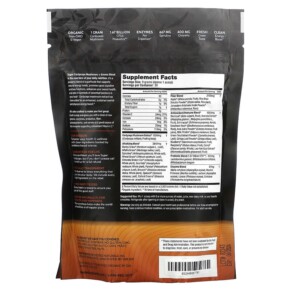 Thành phần vi chất của Nested Naturals Super Cordyceps Mushroom + Greens Blend Energy 9.5 oz (270 g) 852446007781