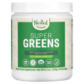 Thực phẩm chức năng Nested Naturals Super Greens Original 8.5 oz (240 g) 852446007088