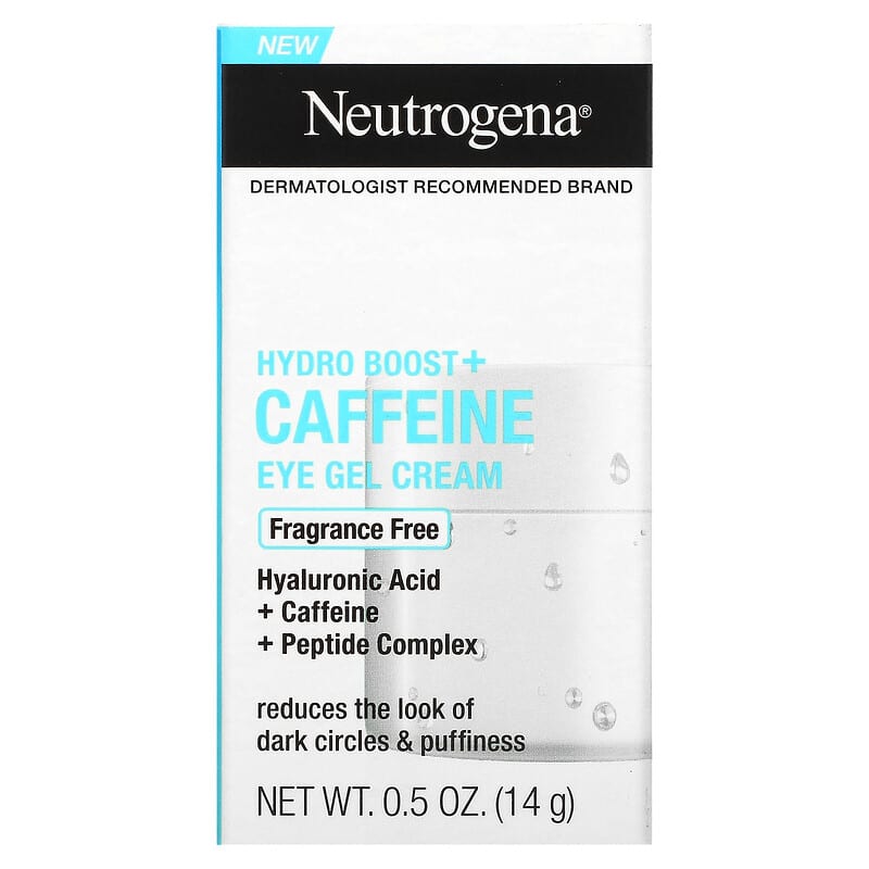 Neutrogena Hydro Boost + Caffeine Eye Gel Cream Fragrance Free 0.5 oz (14 g) 2 Thành phần vi chất của Neutrogena Hydro Boost + Caffeine Eye Gel Cream Fragrance Free 0.5 oz (14 g) 070501103913