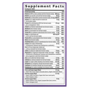 Thành phần vi chất của New Chapter Every Woman's One Daily Multivitamin 96 Vegetarian Tablets 727783003348