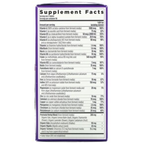 Thành phần vi chất của New Chapter Perfect Postnatal Whole-Food Multivitamin 270 Vegetarian Tablets 727783901965