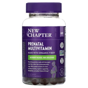 Thực phẩm chức năng New Chapter Prenatal Multivitamin Berry Citrus 90 Flavored Gummies 727783903778